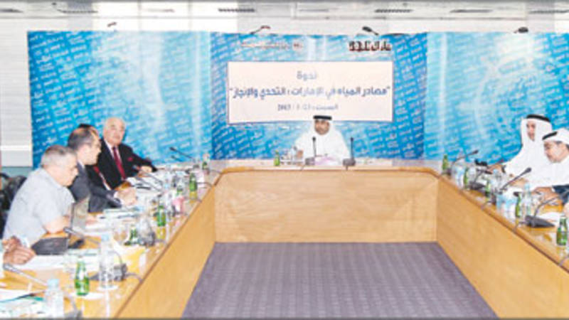 ندوة الخليج تدعو لاستثمار دعم القيادة لتوحيد الجهود نحو إدارة متكاملة للمياه